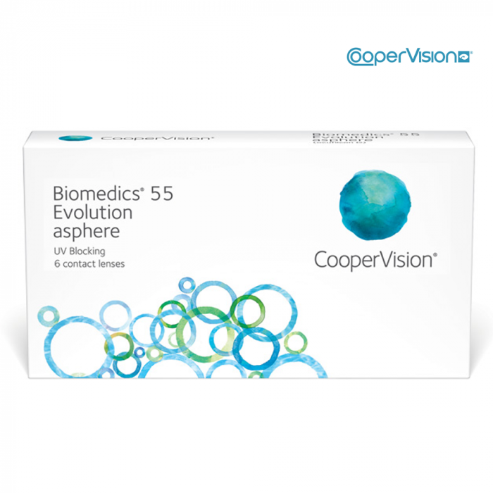 Biomedics 55 Evolution 6 Monthly Contact Lenses - 1