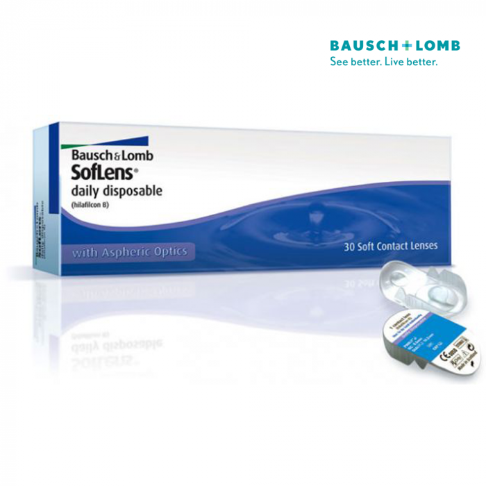 SofLens Bausch + Lomb 30 Daily Disposable Contact Lenses - 1