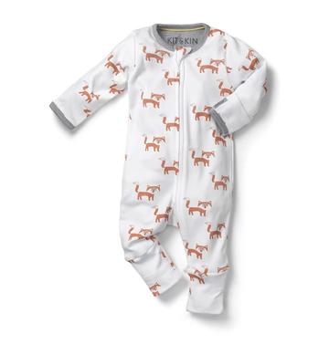 Kit & Kin Fox All-in-one - Size: 12-18 months