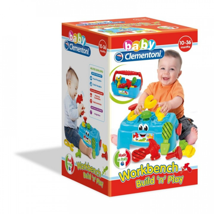 BABY CLEMENTONI WORK BENCH BUILD AND PLAY