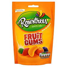 ROWNTREE'S FRUIT GUMS 120G