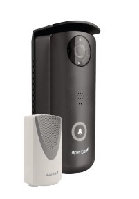 APWIFIDSBLKBP WIFI VIDEO DOOR ENTRY WITH BATTERY 4XAA APERTA (BLACK)