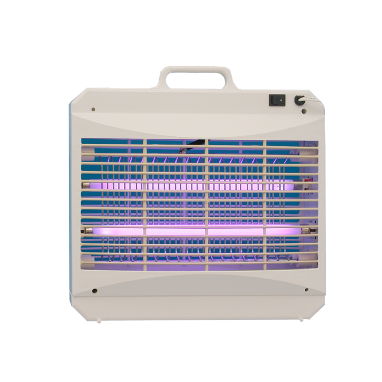 RT-11 ELECTRIC INSECT TRAP 2X8W+POWER ADAPTOR 13A 3-PIN TO 3A/5A 2-PIN WHITE