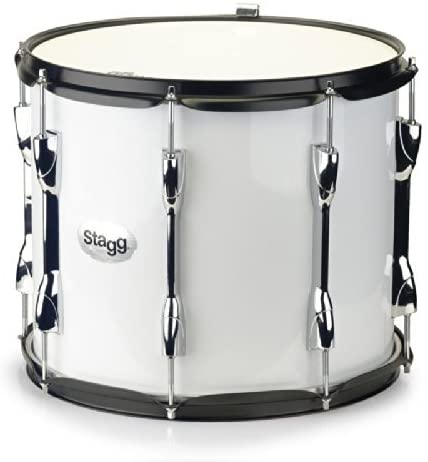Stagg MATD-1412 14x12 inch Marching Tenor Drum Package - White