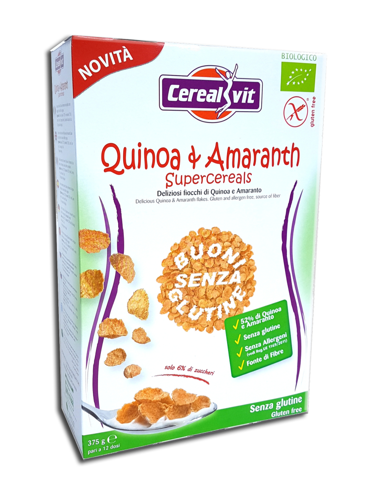 Cerealvit Quinoa Amaranth Cereals 375G Βιο