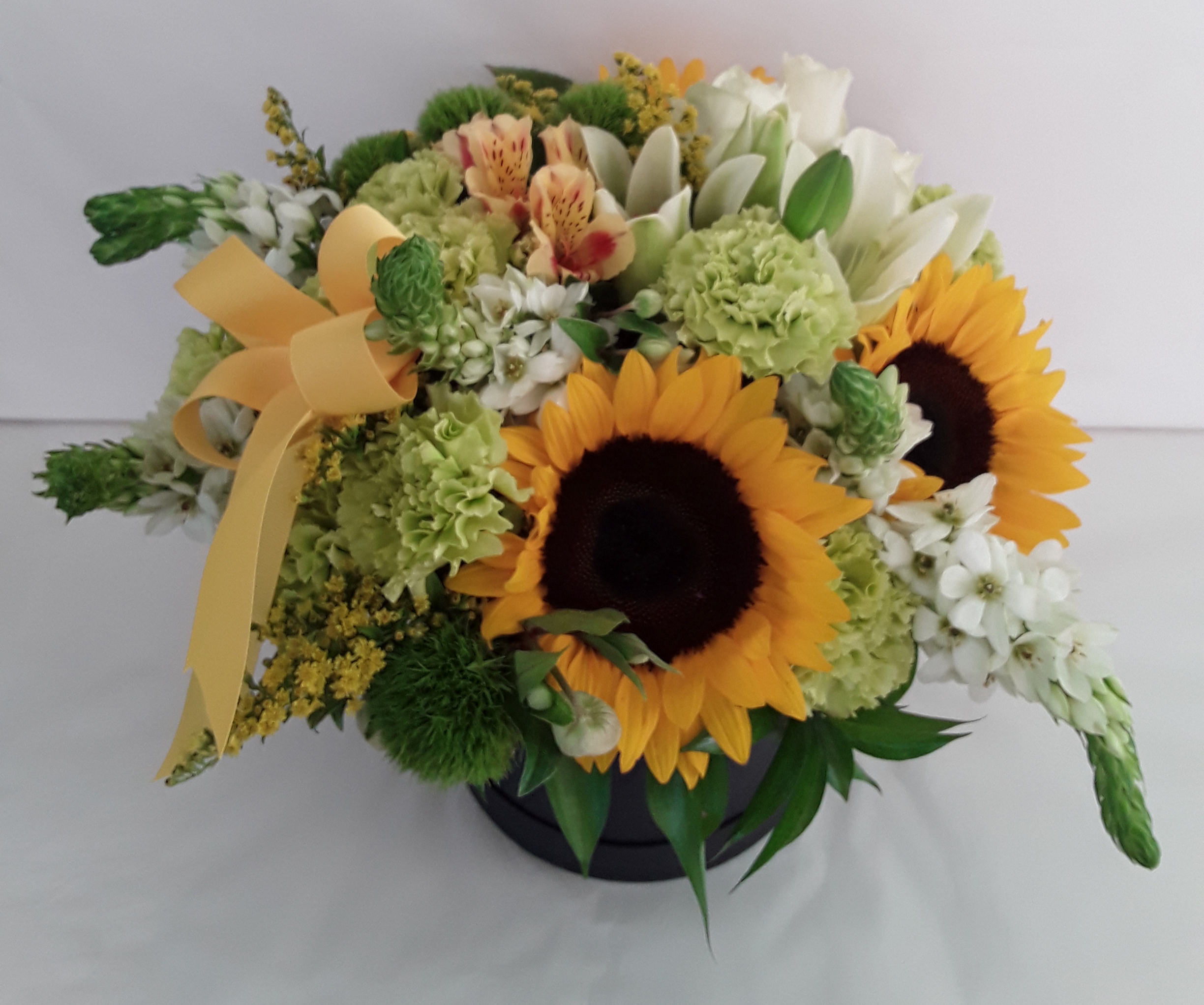 Fresh mixed seasonal flowers in a box!