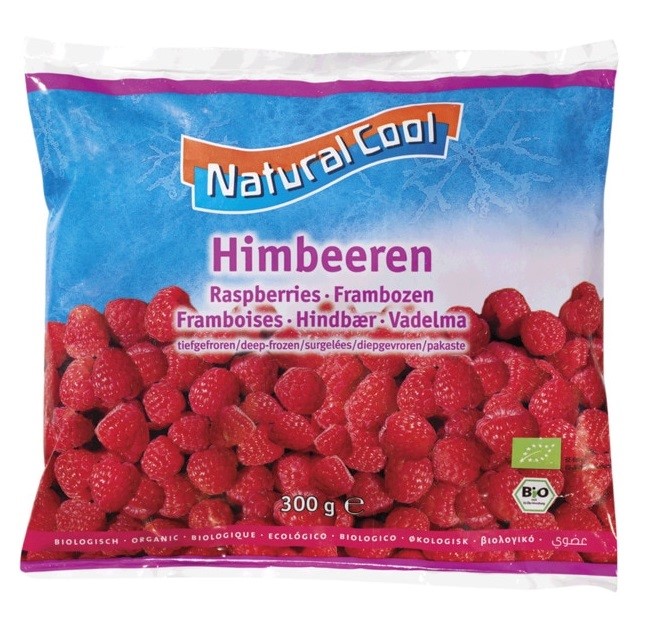 Natural Cool Raspberries 300Gr Bio