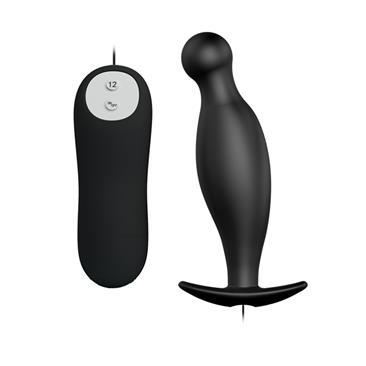 PRETTY LOVE SILICONE ANAL PLUG REMOTE CONTROL 12 SPEEDS