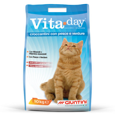 VITADAY CAT FOOD WITH FISH 10KG