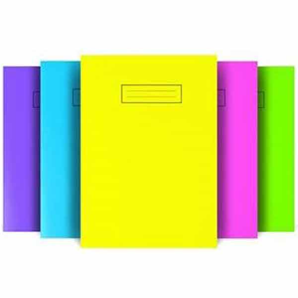 SILVINE BOOK A4 80p BRIGHT