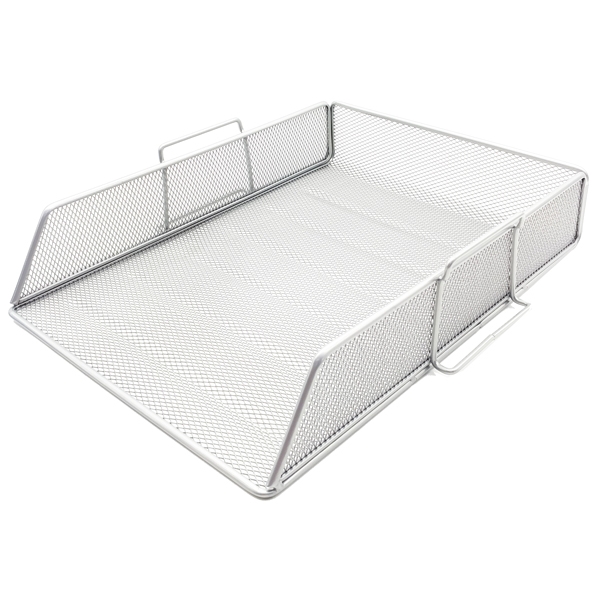 METAL TRAY1 A4 SILVER