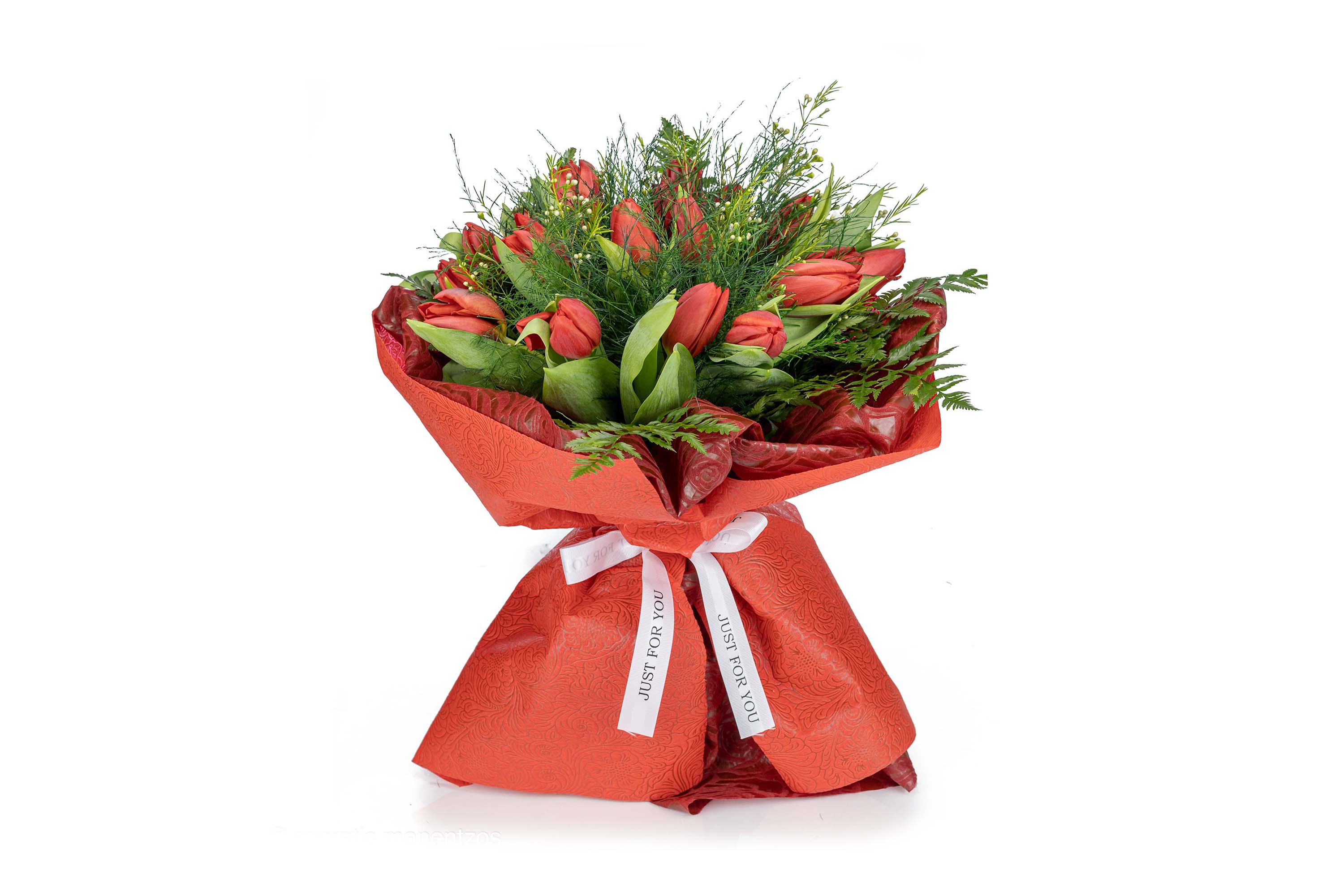 Passionately Yours with 20 tulips No 1309