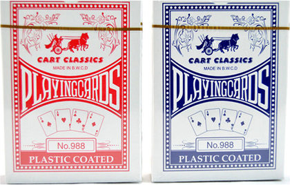 Playing Cards Plastic Coated Poker
