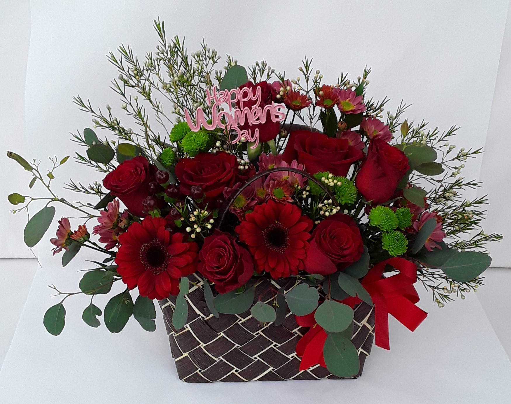 Brown Bag mixed seasonal flowers big