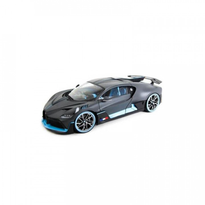 Bburago Bugatti Divo Satin grey With Light Blue Accents 1:18