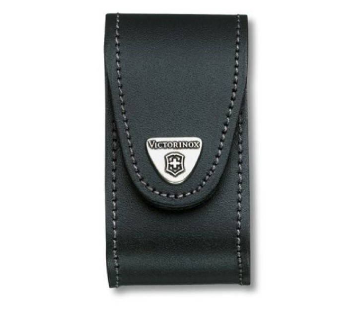 Victorinox Leather Belt Pouch 37X98 Mm Black Colour