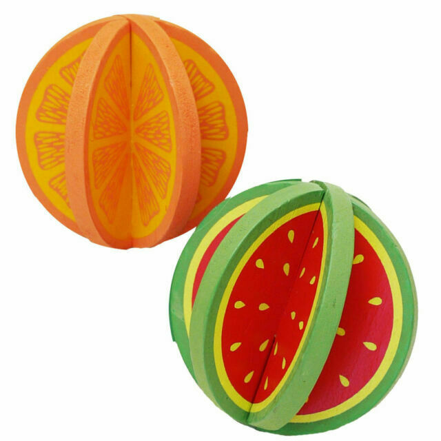 Rosewood Boredom Breaker Woodies Fruity Roller Small Animal Toy 