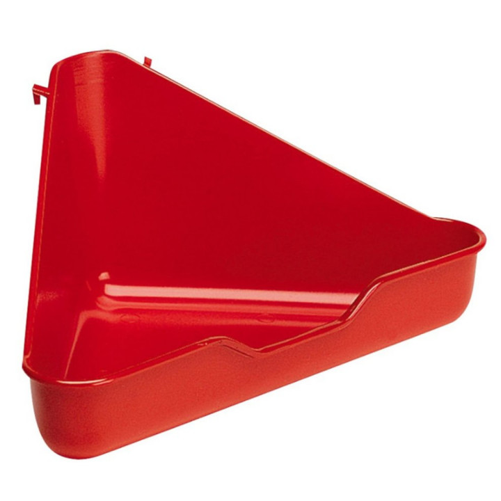 Ferplast L370 Corner Toilet For Small Animals Mixed Colours 27x27x17cm