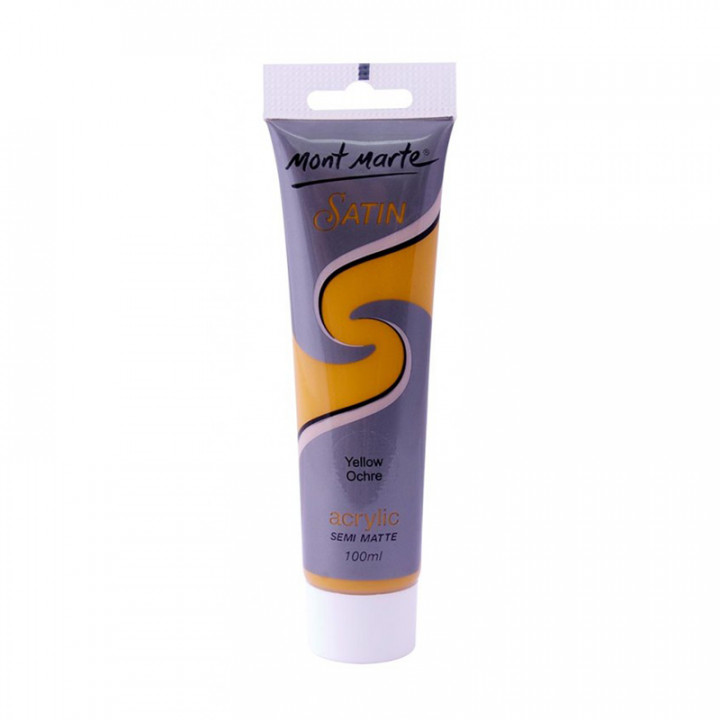 Acrylic Paint 100Ml - Yellow Ochre - Mont Marte Acrylic Paint 100Ml - Yellow Ochre - Mont Marte