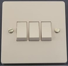 ASHLEY PS32 SWITCH 2-WAY 3-GANG WHITE