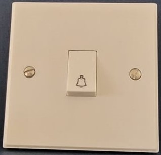 ASHLEY BELL PUSH SWITCH WHITE