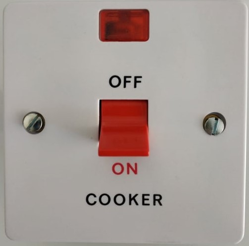 ASHLEY NDP445N/CK 45A COOKER 1-G WHITE