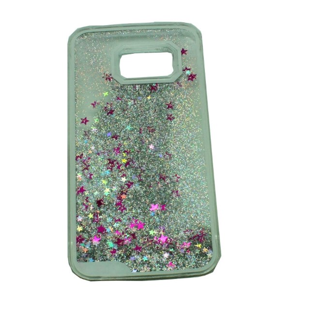 Hard Case Samsung Galaxy S6 Edge G925 Glitter Silver