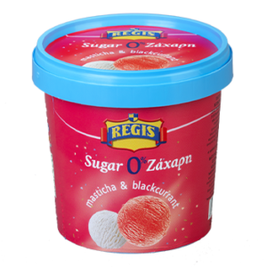 REGIS Ice Cream Masticha & Blackcurrant 0% 1L