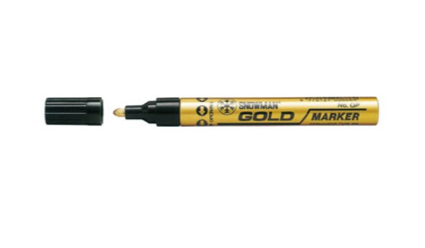Snowman Gold Marker
