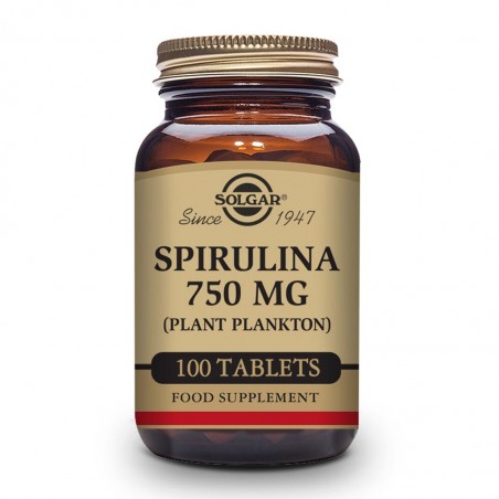 Solgar Spirulina 750Mg 100 Tablets