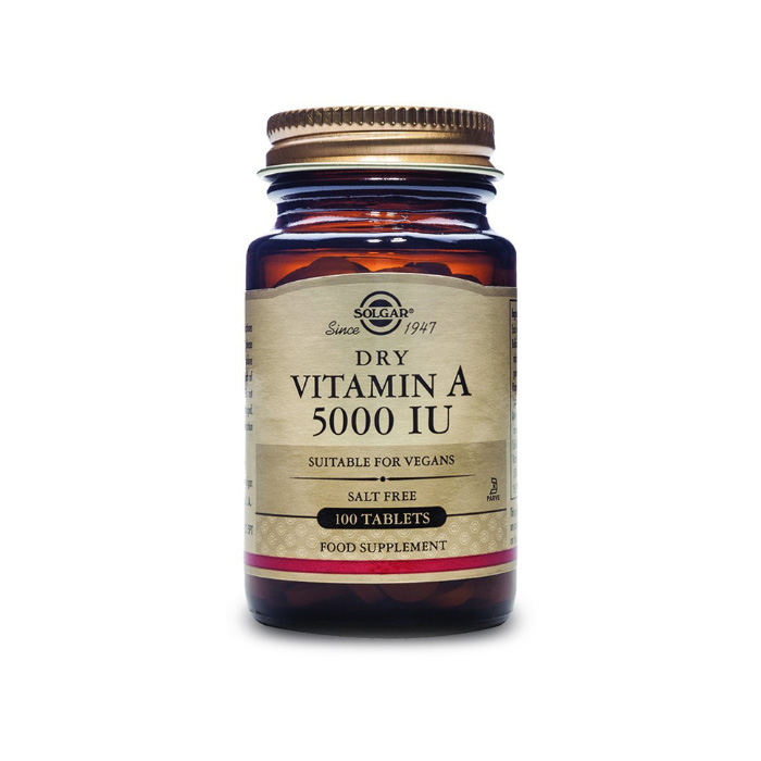 Solgar Vitamin A 5000Iu 100 Tablets