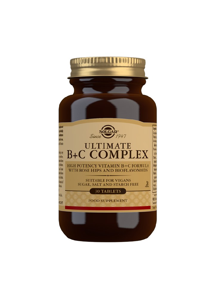 Solgar Ultimate B+C Vitamins Complex 30 Tabs
