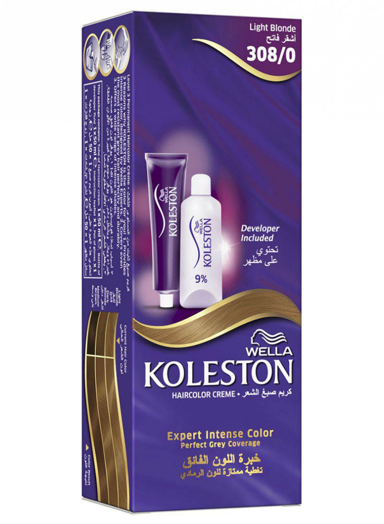 Wella Koleston Color Cream SemiKit Light Blonde 308/0