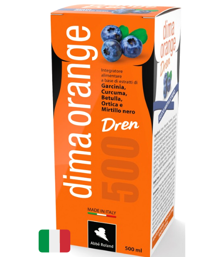 Dima Orange Dren Syrup For Weight Loss & Fluid Retention 500ml