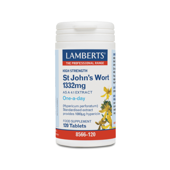Lamberts St John's Wort 1332Mg Providing 1000Mg Hypericin 120 Tablets