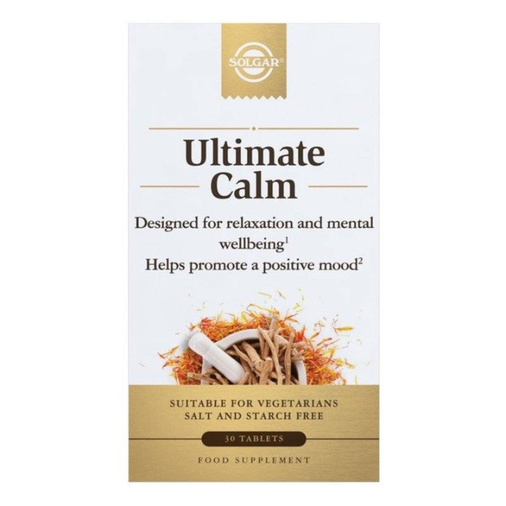 Solgar Ultimate Calm Daily Support For Relaxation And Mental Wellbeing 30 Tablets