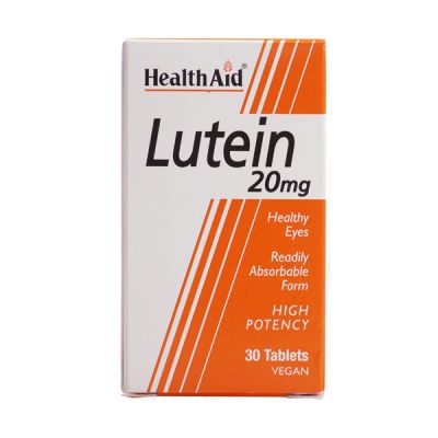 Health Aid Lutein 20Mg for Vision Support 30 Tablets