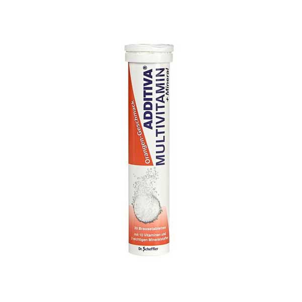 Additiva Multivitamins + Mineral Orange Effervescent 20 Tablets