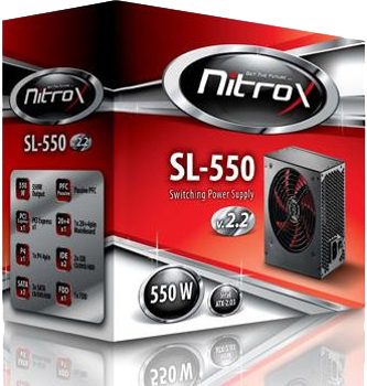 Nitrox ATX Power Supply SL-550W v 2.4