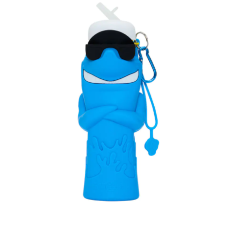 Smiggle Shark Drink Bottle - Blue 650ml