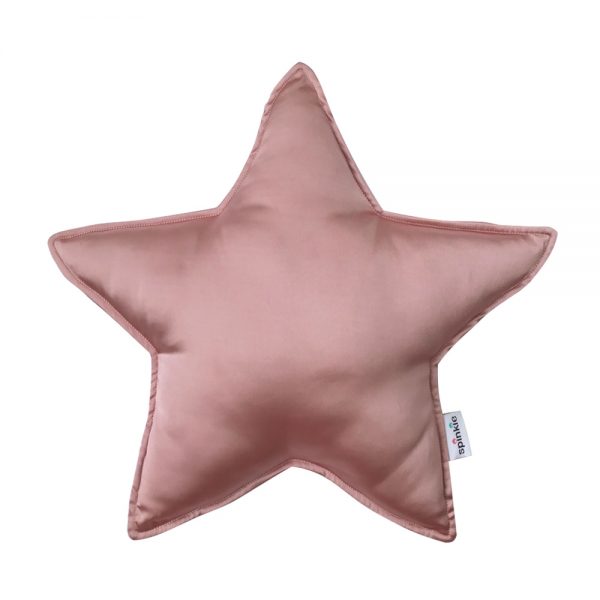 Spinkie Charmeuse Star Pillow - Rose Gold