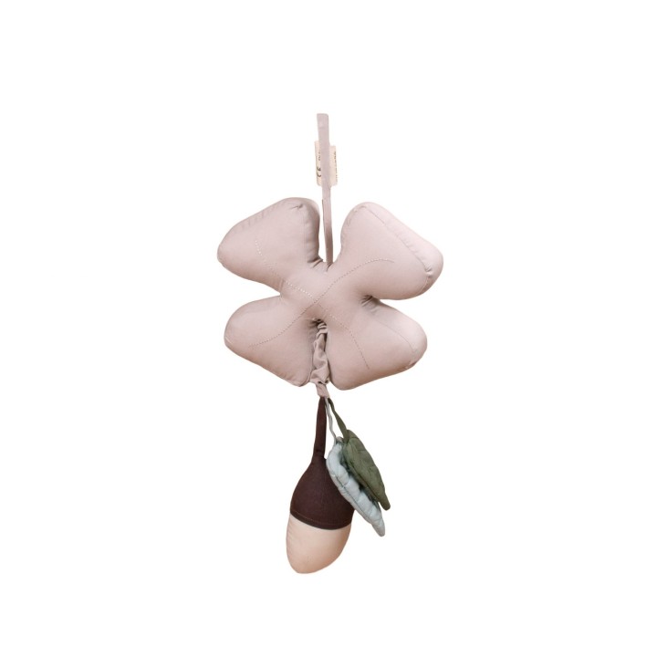 Filibabba Activity Toy - Leafed Music Mobile Dark Mint