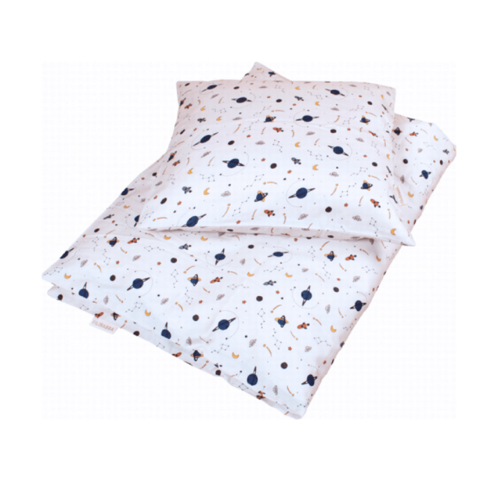 Filibabba Baby Bedlinen Gots - Space Nature White