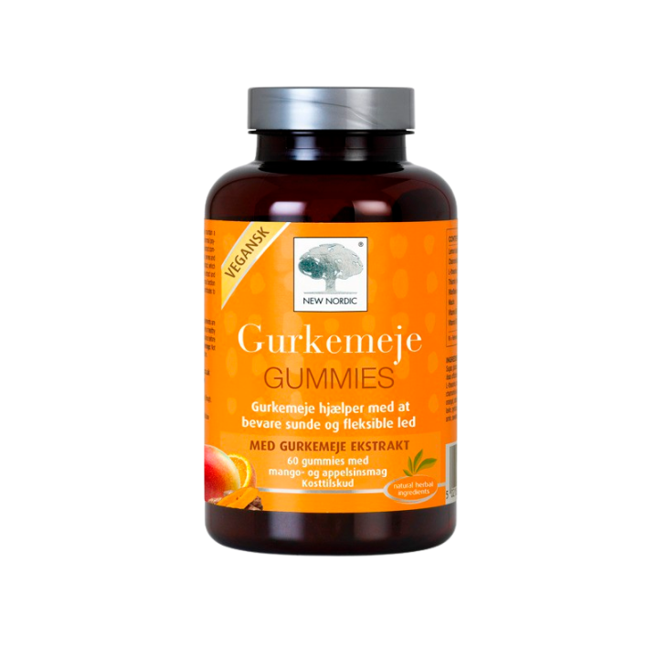 New Nordic Gurkemeje Gummies 60 Gummies