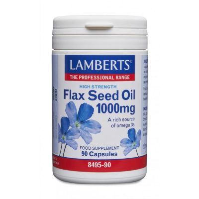 Lamberts Flax Seed Oil 1000 Mg 90 Capsules