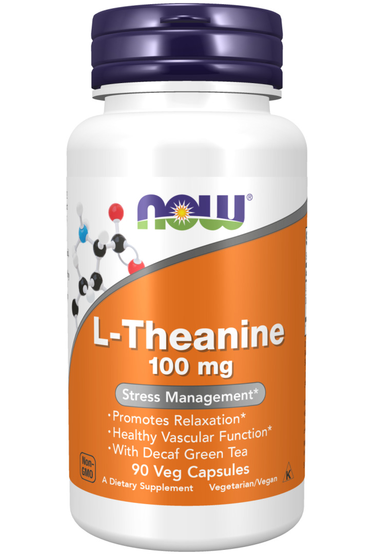 Now L Theanine 100 Mg 90 Vcapsules