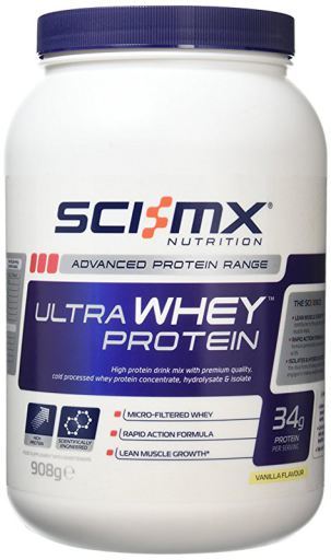 Sci-Mx Nutrition 100 Ultra Whey Protein Vanilla 908G