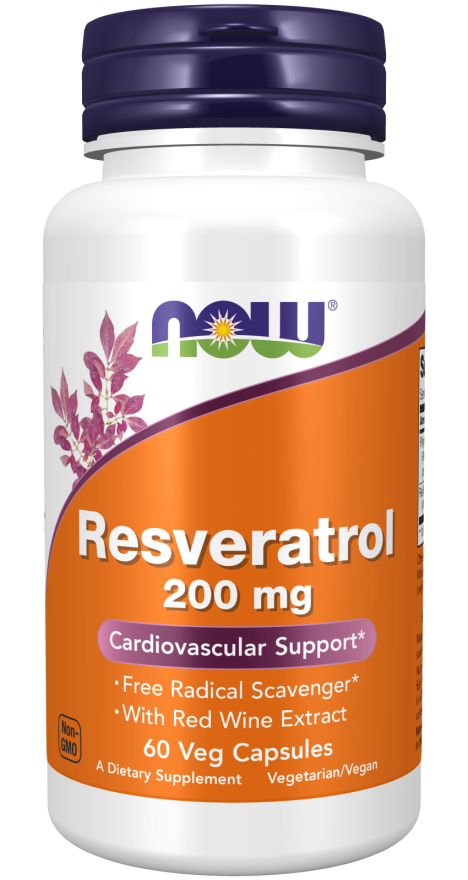 Natural Resveratrol 120 Vcapsules 200 Mg