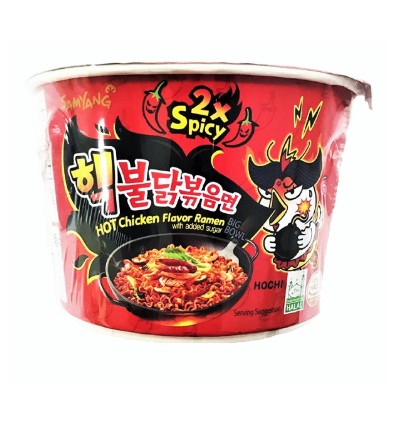 HOT CHICKEN FLAVOR RAMEN BIG BOWL (105g)
