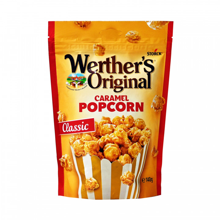 WERTHERS ORIGINAL CARAMEL POP CORN 140G